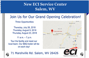 ECI Opens New Service Center in Salem, WV