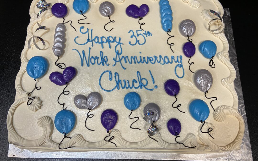 Chuck Glinski Celebrates 35 Year Work Anniversary!