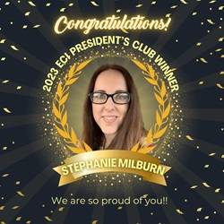 ECI President’s Club Winner – Steph Milburn