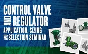 Control Valve And Regulator Application, Sizing And Selection Seminar